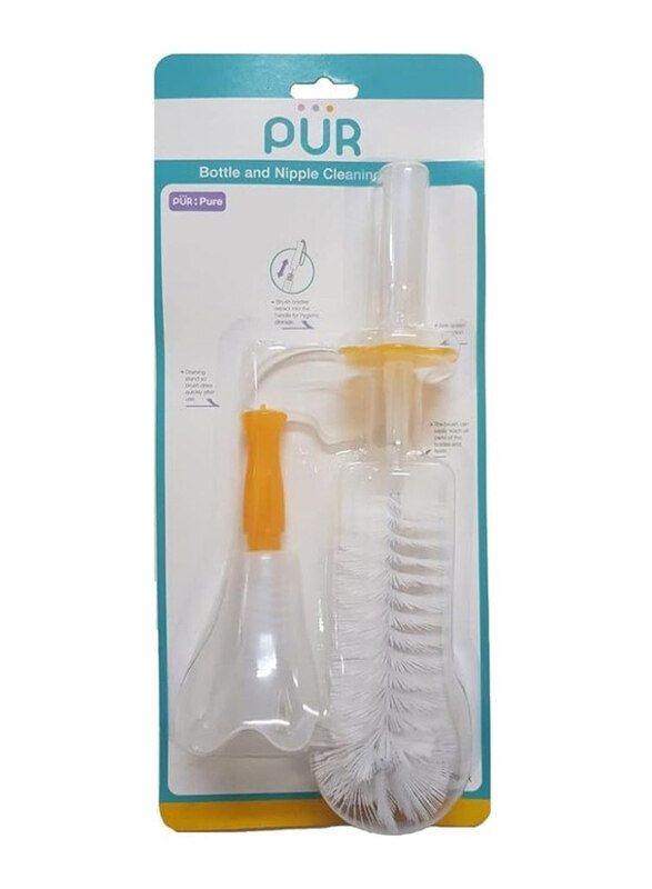 

Pur Bottle and Teat Brush, Multicolour