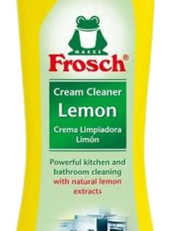 

Frosch Natural Lemon Scouring Cream Cleaner, 10 x 500ml, Multicolour