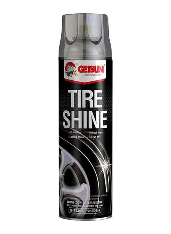 

Getsun 500ml Tire Shine, Black