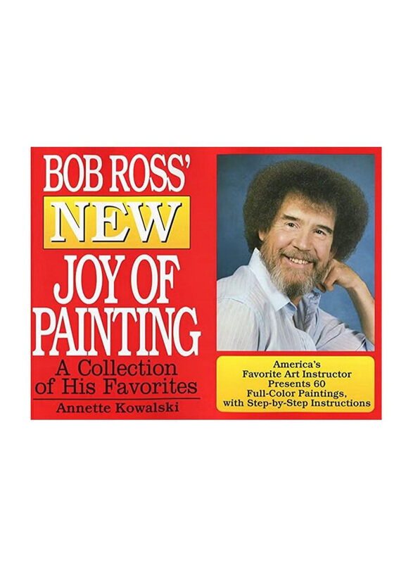

Bob Ross New Joy of Painting A Collection of His Recent Favourites Book, Red