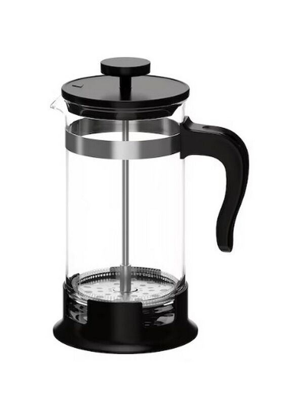 1L Coffee and Tea maker Glass /Stainless Steel, Black