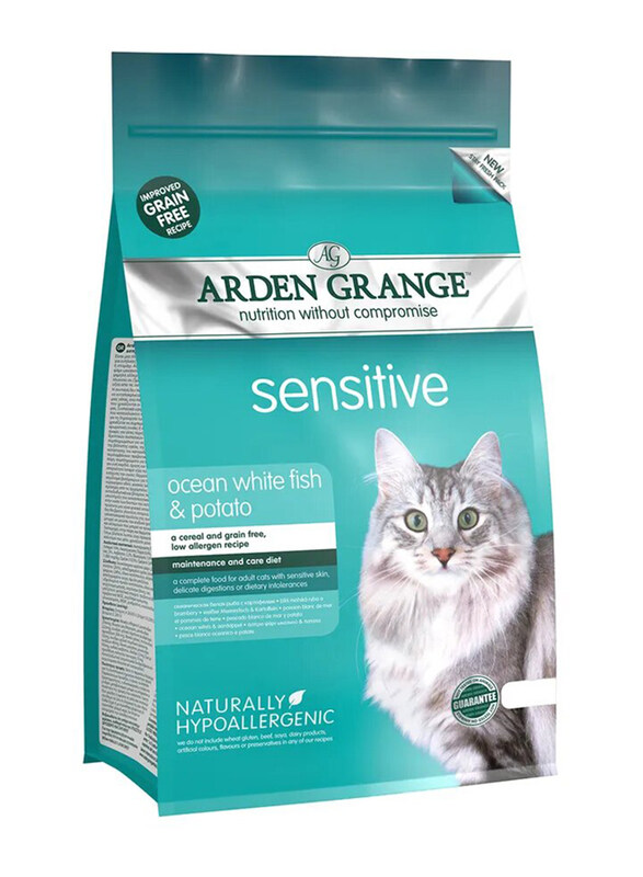 

Arden Grange Ocean White Fish and Potato Sensitive Adult Cat Dry Food, 4Kg