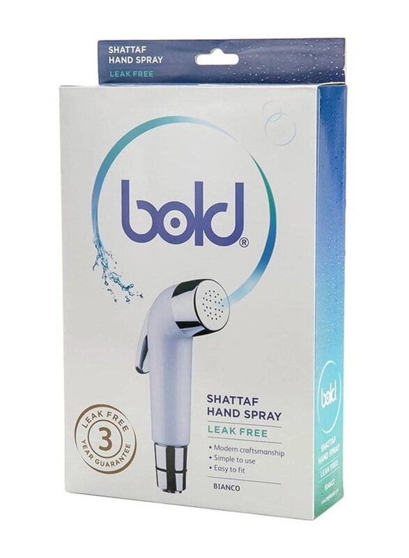 

Bold Bianco No Leak Shattaf Hand Spray, White