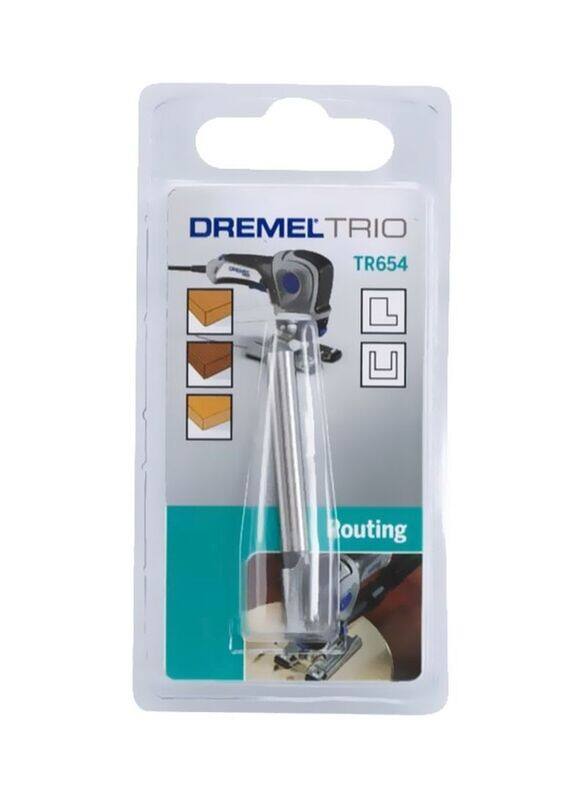 

Dremel Trio Straight Router Bit for Wood, Tr654, Silver