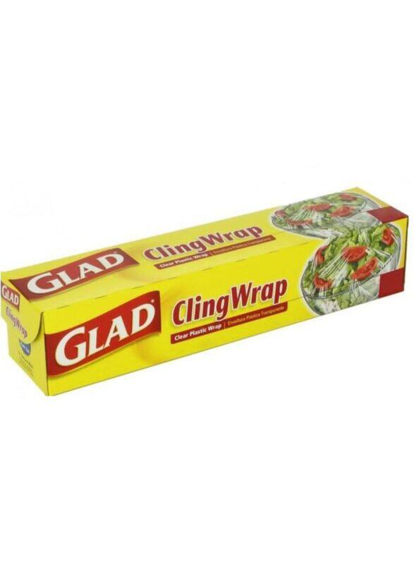 

Glad Cling Wrap Clear Plastic Loop, 1500sq. ft.