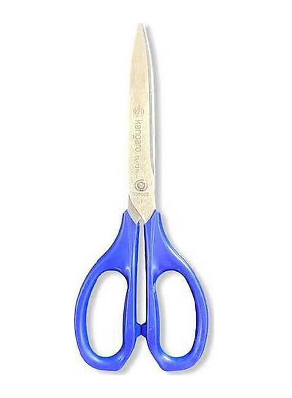 

Kangaro Elegance Curved Edge Scissor, 7.25 Inch, Blue/Silver