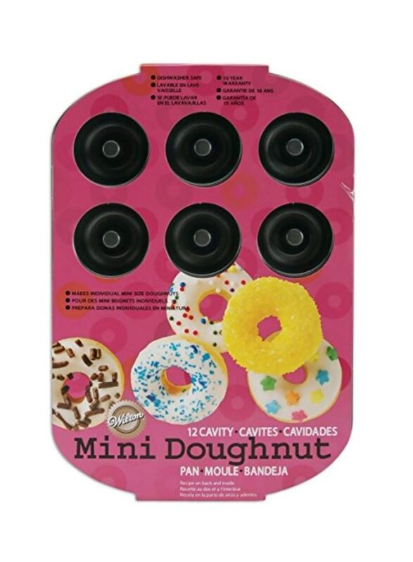 Wilton Cavity Mini Donut Pan, Black