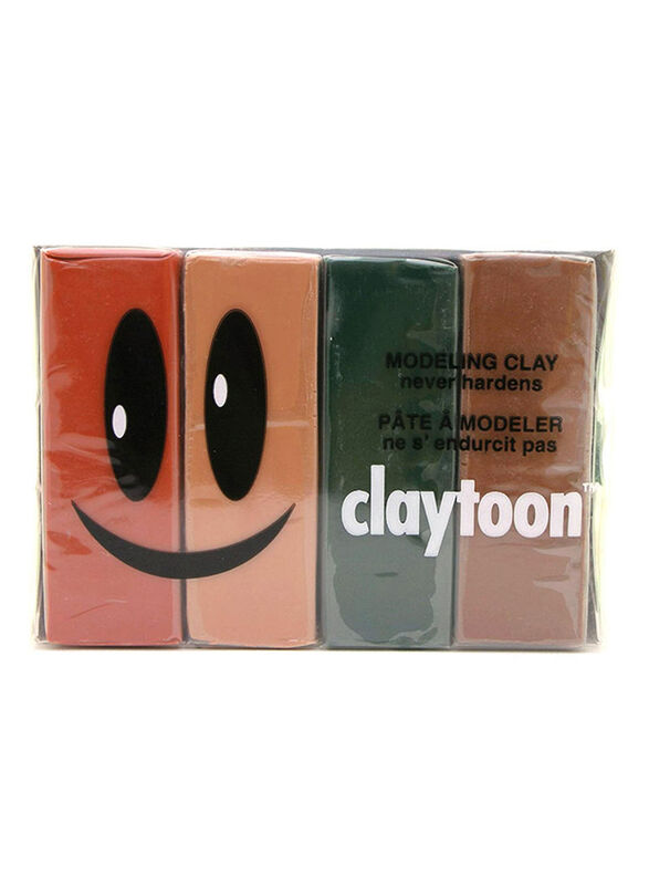 Claytoon Van Aken International Non Hardening Modelling Clay, Multicolour