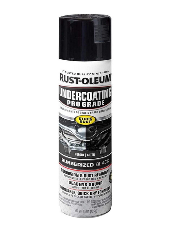 

Rust-Oleum 425gm Professional Grade Rubberized Undercoating Spray, Black