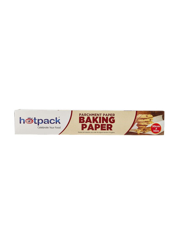 

Hotpack Baking Paper Parchment Paper Roll, 30x10cm, One Size