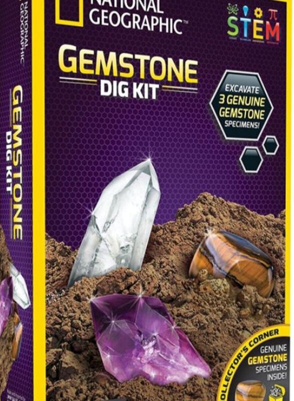 National Geographic Gemstone Dig Kit, Ages 8+
