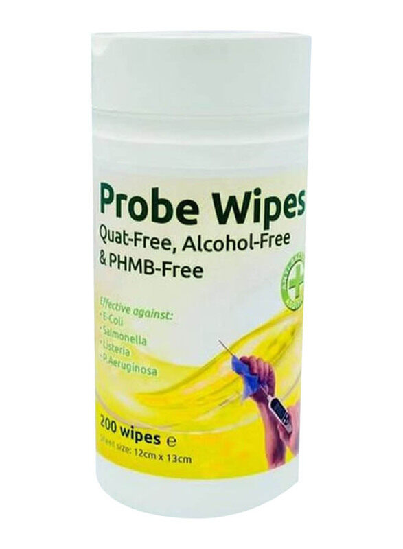 

Eco Tech Probe Wipes Food Contact Safe Scent Fresh, 200 Wipes