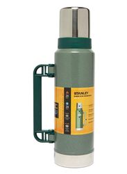 Stanley 1.3 Ltr Classic Vacuum Bottle, Silver/Green