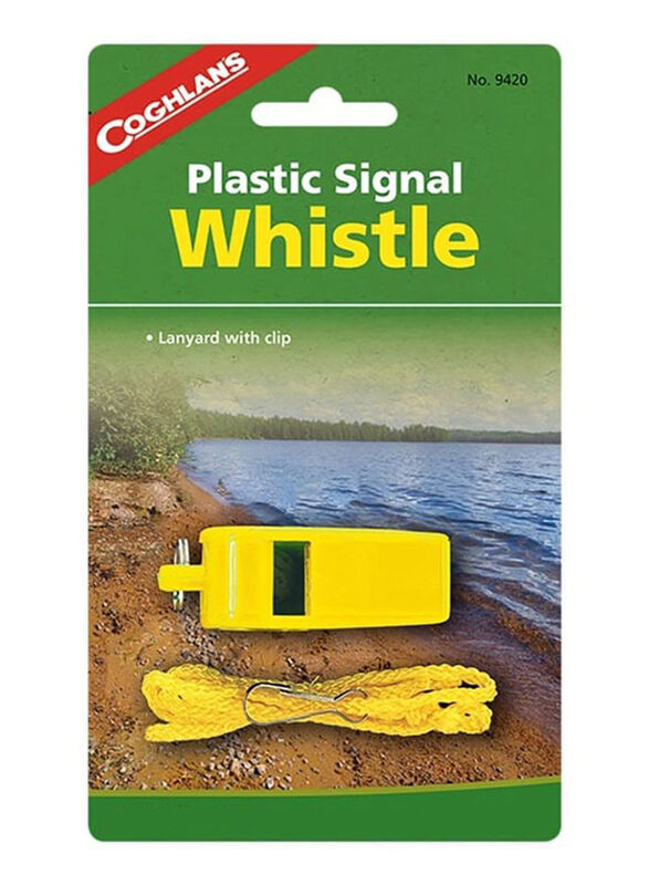 Coghlan's Signal Whistle with Clip, Yellow