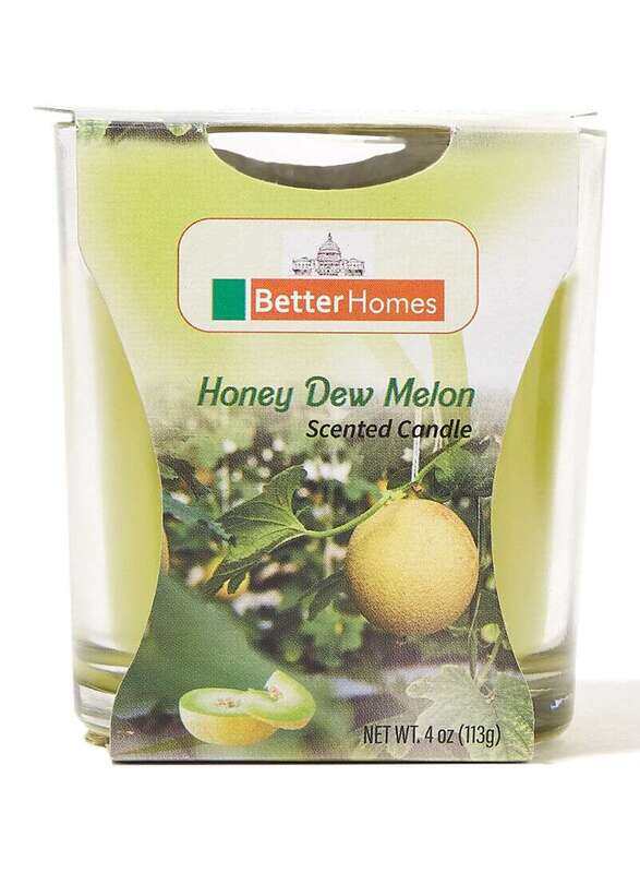 

Better Homes Honey Dew Melon Scented Candle, 4oz, Yellow