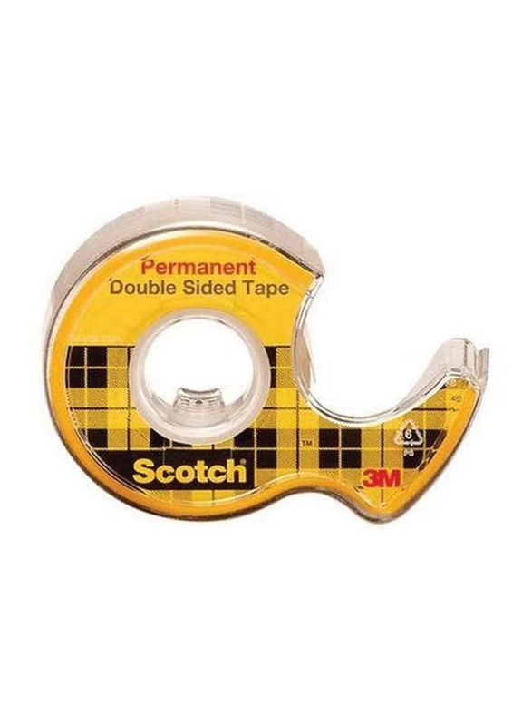 3M Scotch Double Sided Tape Dispenser Rolls, Clear