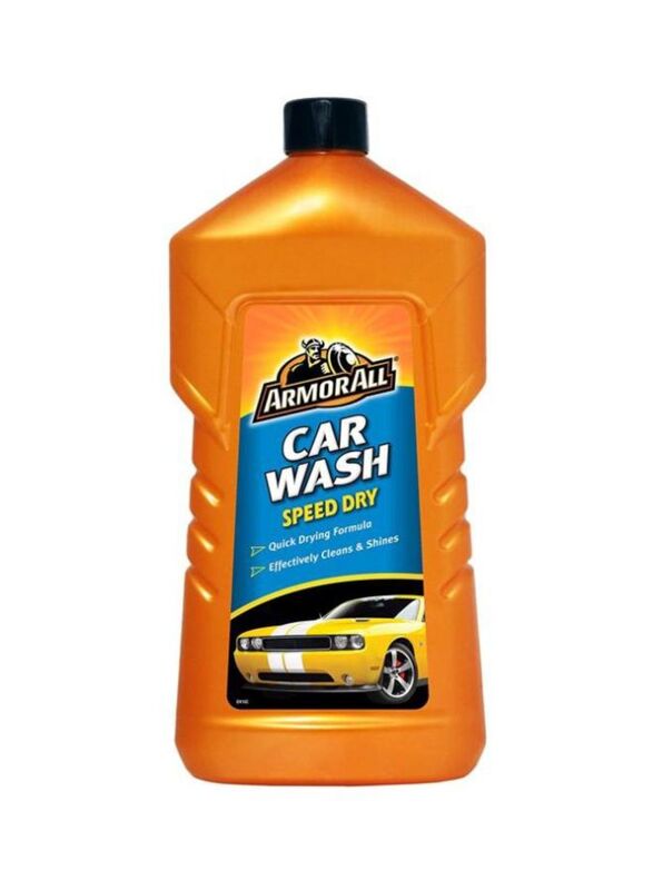 Armor All 1L Speed Dry Car Wash Shampoo, Yellow