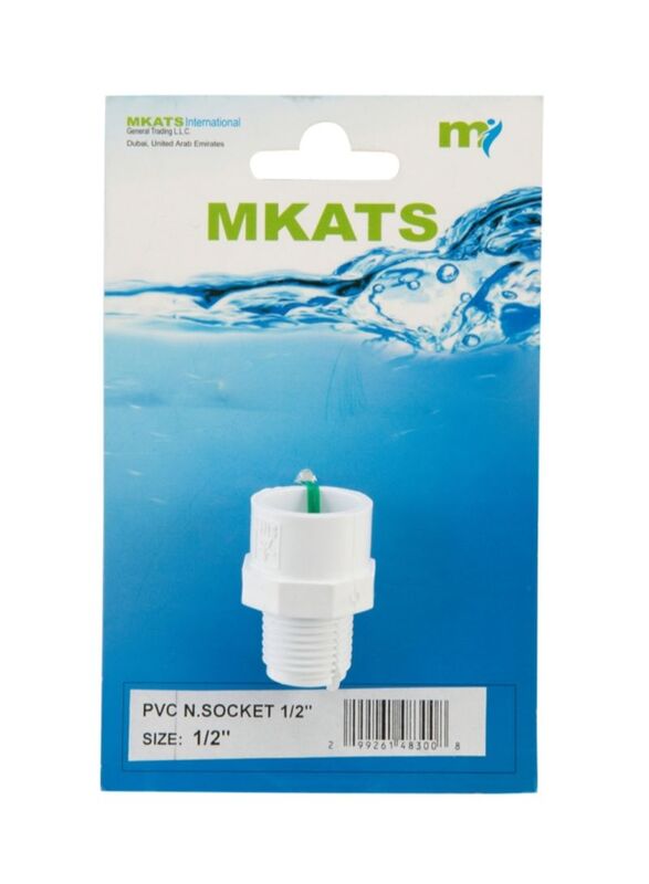 Mkats PVC N. Socket, White
