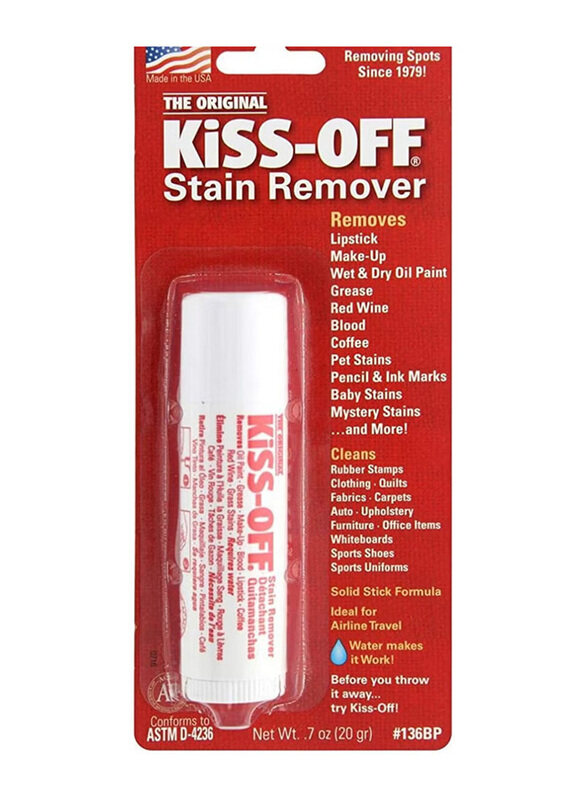 

Kiss-Off Stain Remover, 0.7 Oz, White