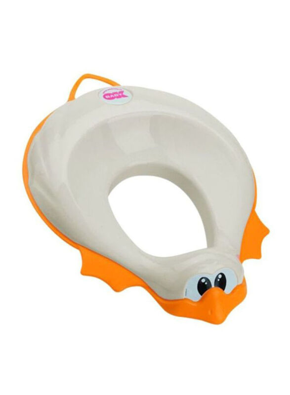 OKBaby Ducka Toilet Training Seat, White/Orange