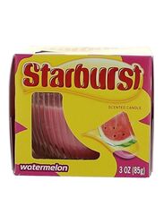 Starburst Watermelon Scented Candle, Red