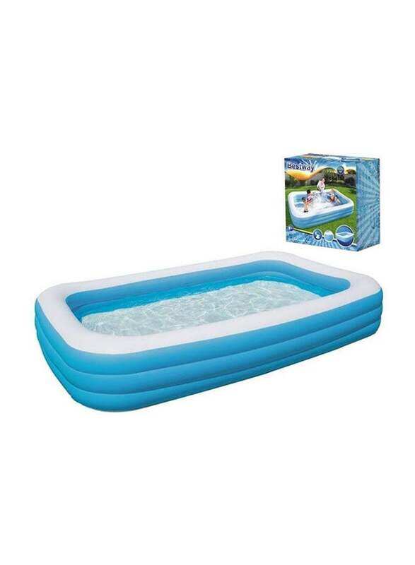 

Bestway Rectangular Family Pool, Blue/White