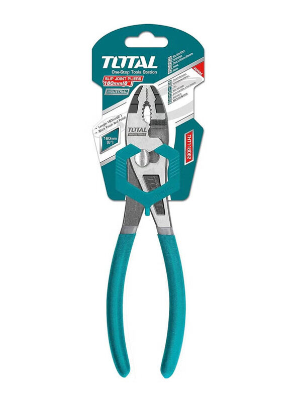 

Total 200mm Slip Joint Plier, THT-118082, Multicolour