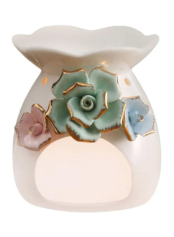 Aura Myst Ceramic Candle Holder, Multicolour