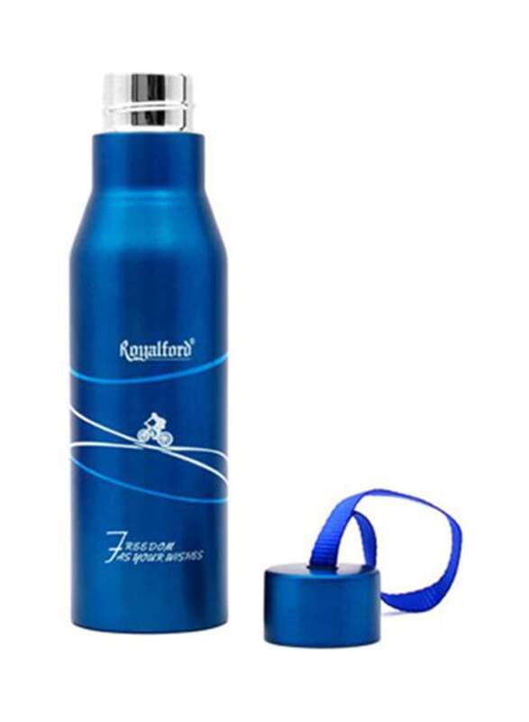 Royalford 720ml Attractive Vacuum Bottle, Blue