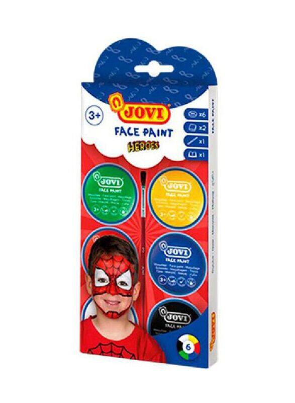 

Jovi Heroes Face Paint Kit, 6 Color, Multicolour