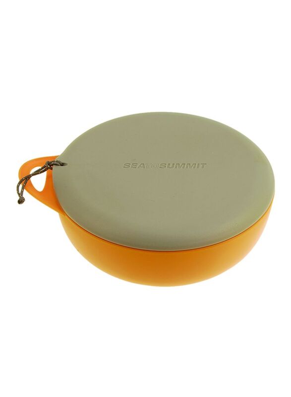 Sea To Summit 16cm Delta Bowl With Lid, Orange/Grey