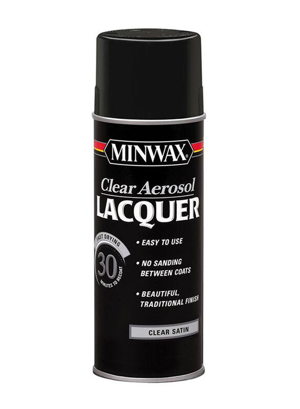 

Minwax Aerosol Satin Lacquer, 362ml, Clear