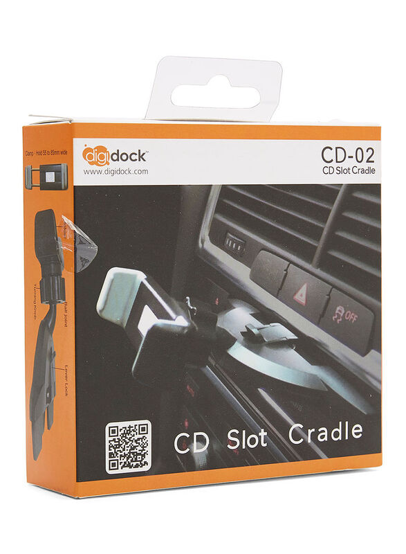 Digidock Smartphone CD Slot Mount, Black