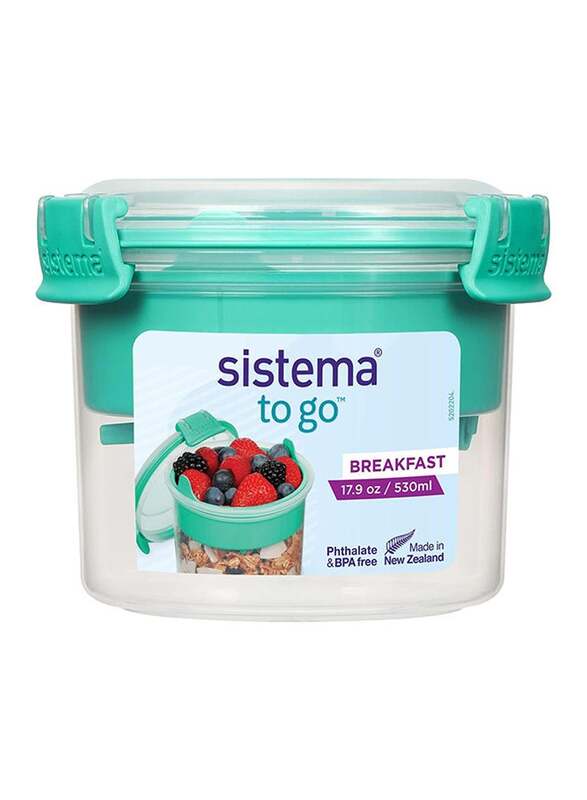 Sistema to Go Breakfast Bowl, 530ml, Purple