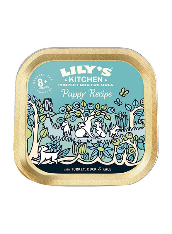 

Lily's Kitchen Puppy Recipe Dry Dog Food with Turkey, Duck & Kale, 150g