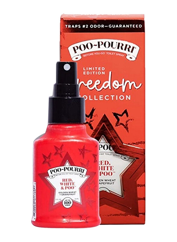 

Poo-Pourri Limited Edition Freedom Collection Poo Toilet Spray, 59ml