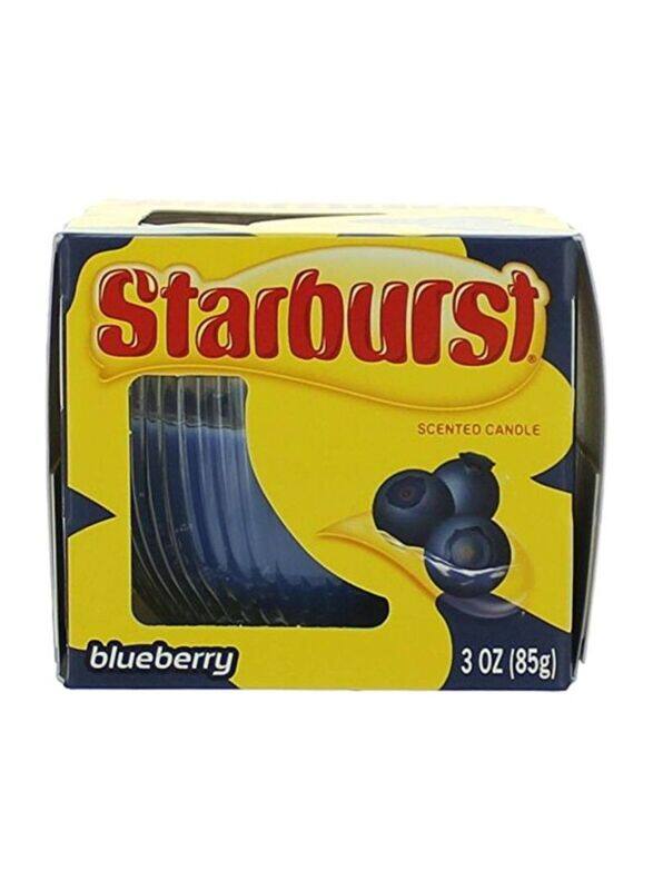 

Starburst Blueberry Scented Candle, Blue