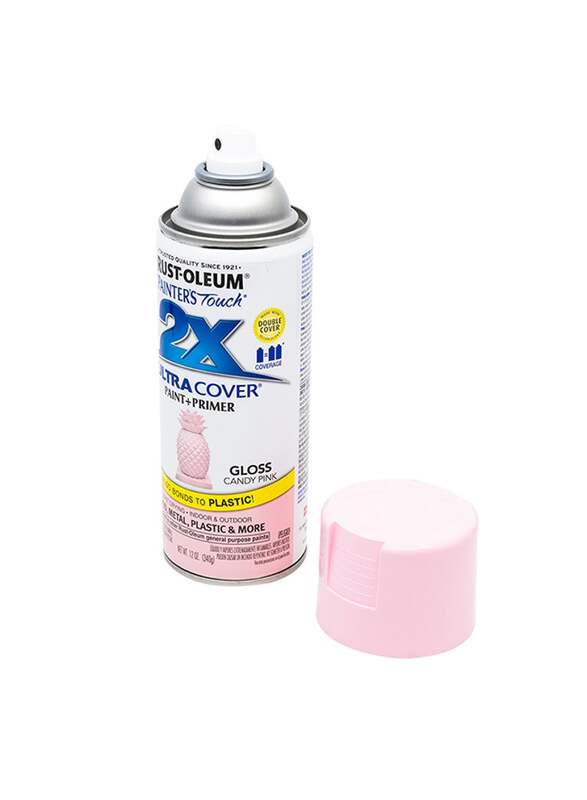 Rust-Oleum Painter's Touch 2x Ultra Cover Paint & Primer Spray, 12oz, Gloss Candy Pink