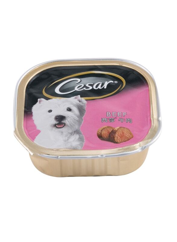 Cesar Beef Wet Dog Food, 100g