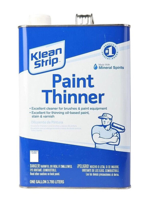 

Klean Strip Paint Thinner, 3.78L, Clear