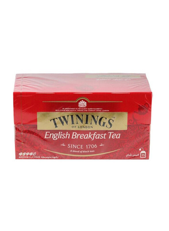 

Twinings English Breakfast Tea Bags, 25 Tea Bags