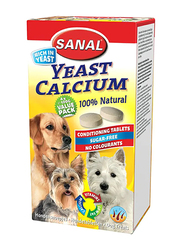 Sanal Dog Yeast Calcium Tablets Jar, Multicolour