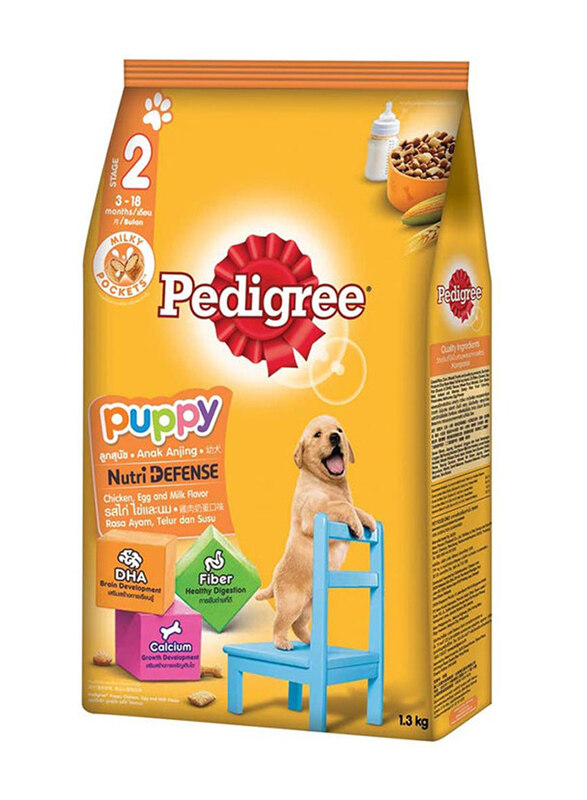 

Pedigree Chicken Egg and Milk Flavour Dogs Dry Food, 1.3 Kg