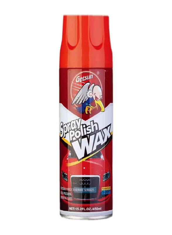 

Getsun 450ml Spray Polish Wax, Red