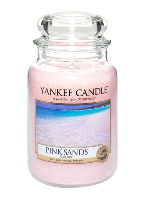 

Yankee Candle Sands Classic Jar Candle, Pink/Clear