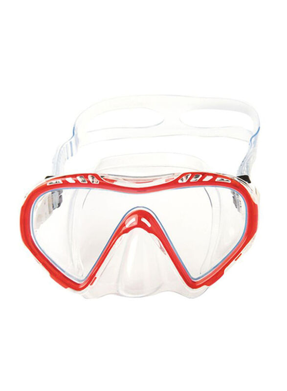 Bestway Hydro-swim Diving Mask, Red/Clear
