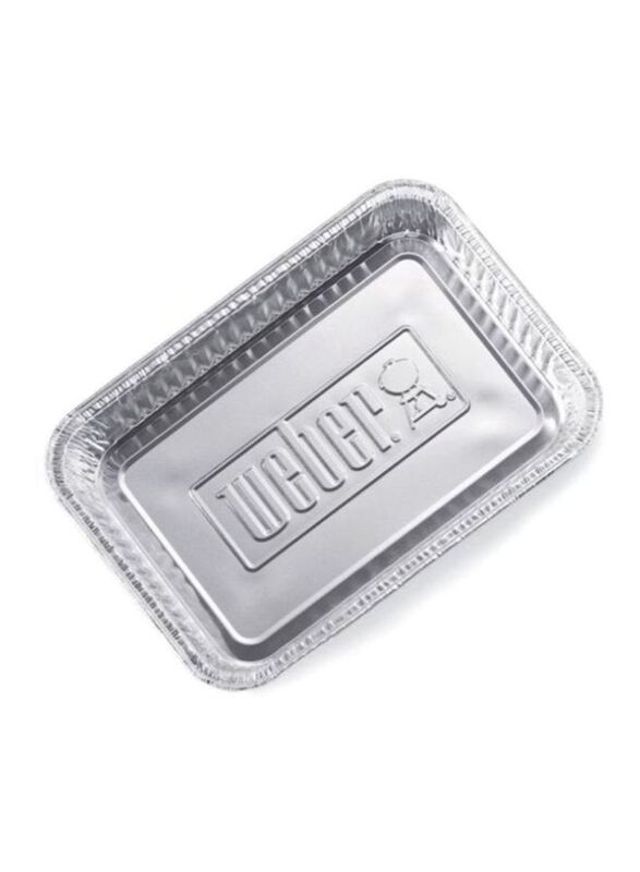 Weber Aluminum Small Drip Pan, Silver
