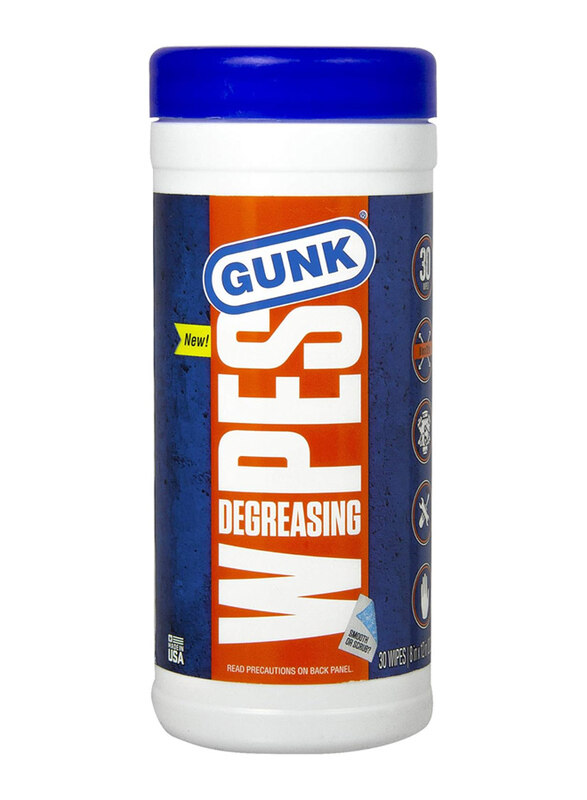 

Gunk 30-Piece Engine Degreaser Wipes, Multicolour