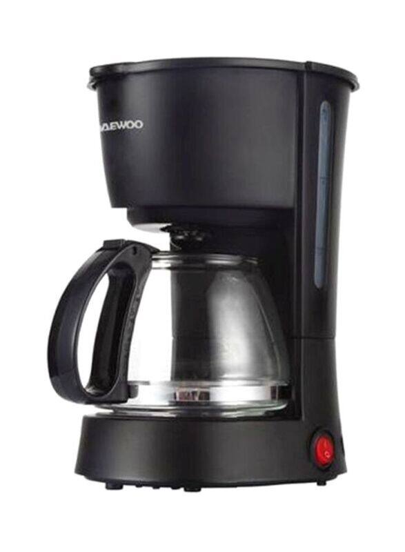 Daewoo 1L 12-Cups Coffee Maker, DCM-1872, Black/Clear