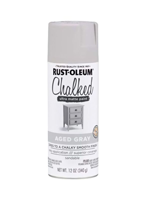 Rust-Oleum Chalked Spray Paint, Aged Gray